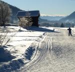 La pista di sci di fondo di Reckingen. I 100 km di piste di fondo sono a 100 m da casa!